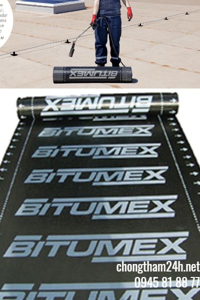 Bitumex RG 1.5mm SA - Màng chống thấm tự dính