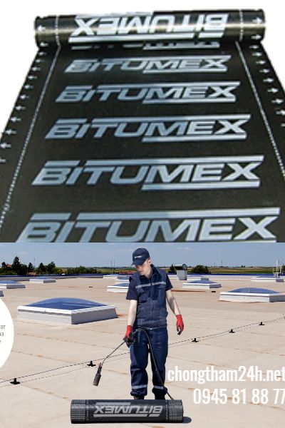 Bitumex RP 2 SA - Màng chống thấm tự dính 2mm