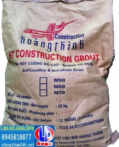 HT Construction Grout – vữa tự san, không co ngót