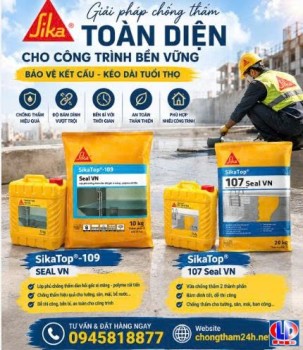 So Sánh SikaTop Seal 107 Và SikaTop 109 Seal VN: Nên Chọn Loại Nào Cho Công Trình?