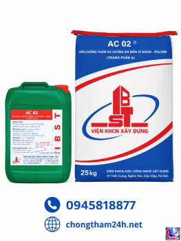 AC 02: Hợp Chất Chống Thấm Và Chống Ăn Mòn Xi Măng - Polyme Cao Cấp