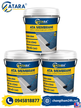 Màng Chống Thấm Bitum Nhũ Tương Ata Membrane (Thùng 18kg)