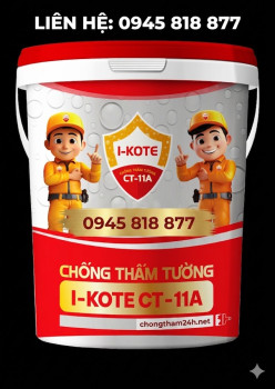 I-Kote CT11A: Chất Chống Thấm Tường Ngoài Lộ Thiên Thái Lan Chính Hãng