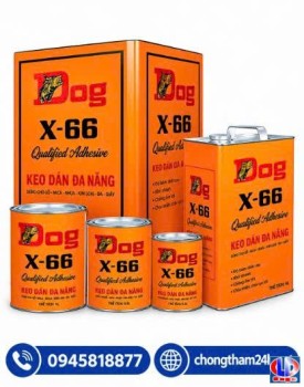 Keo Con Chó DOG X-66 - Keo Dán Đa Năng Siêu Siêu Bám Dính