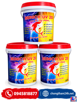 Sơn Chống Nóng Munich UV-20 (Thùng 18L) - Giải Pháp Giảm Nhiệt Mái Tôn & Bề Mặt Ngoại Thất