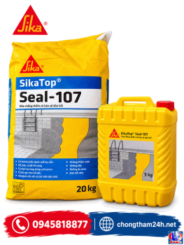 SikaTop 107 Seal (Bộ 25kg) - Vữa Chống Thấm 2 Thành Phần Gốc Xi Măng Cải Tiến