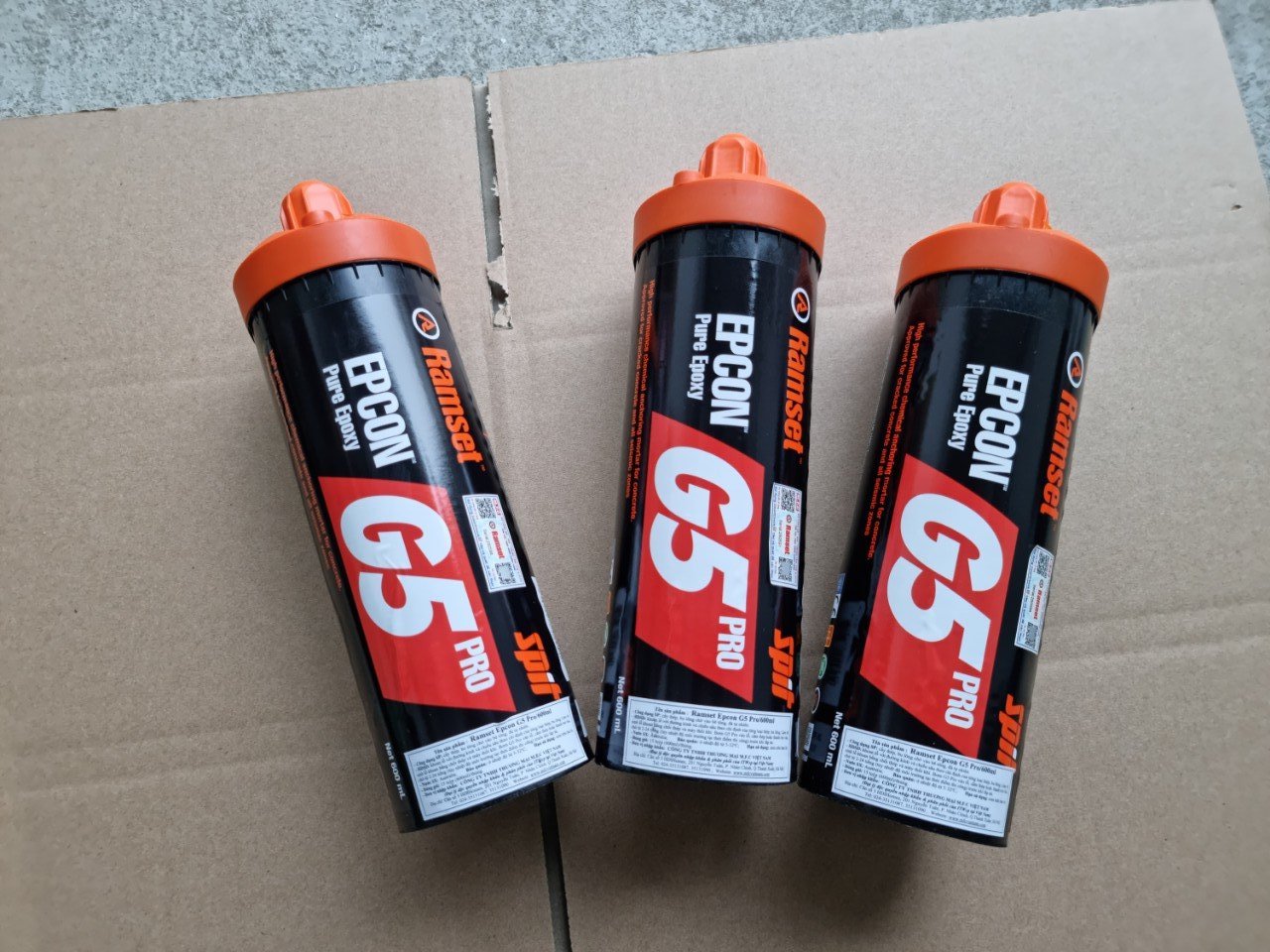 Phân loại keo cấy thép trên thị trường