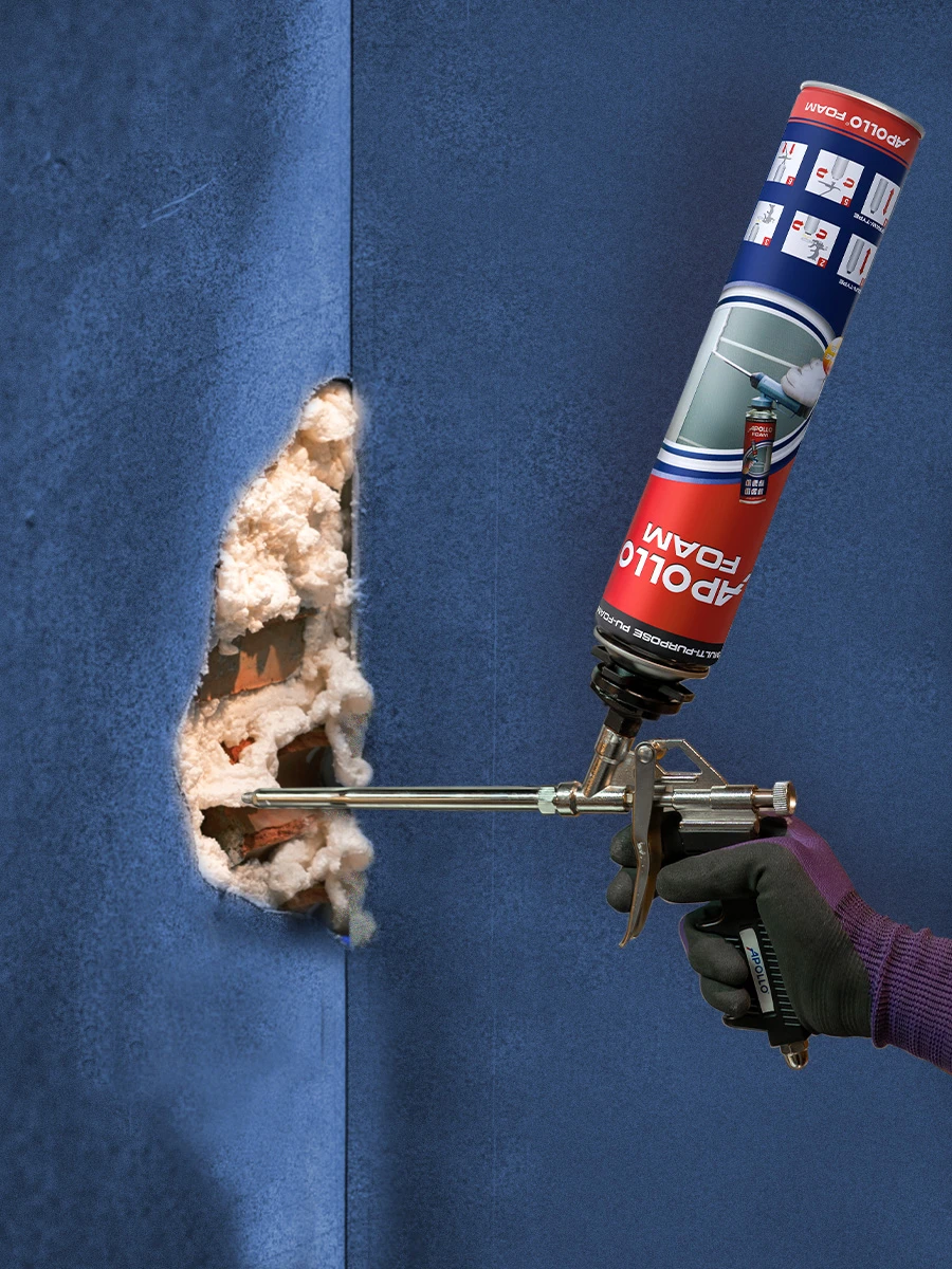 So sánh keo PU Foam với matit và bột bả tường