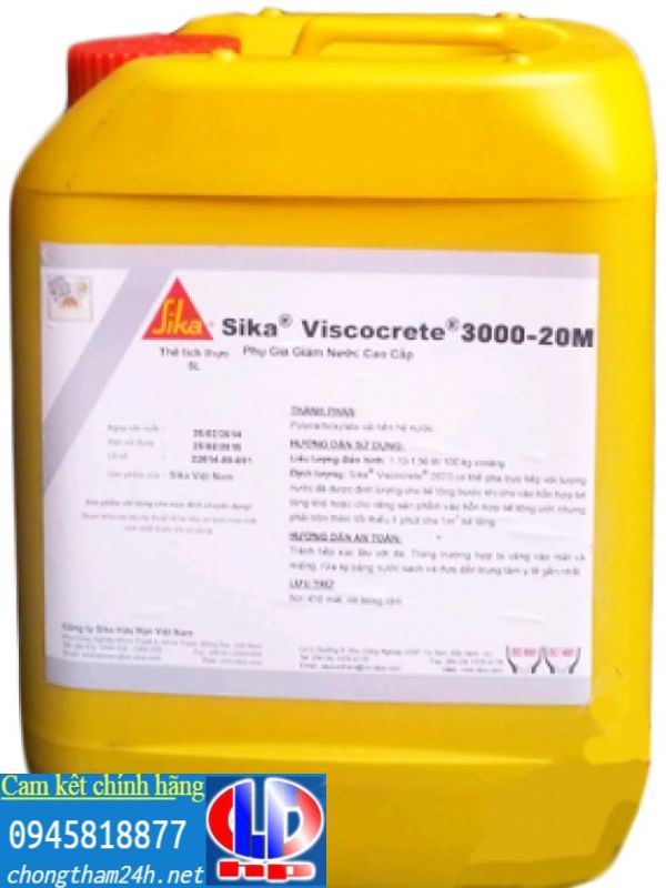 Sika Viscocrete 3000-20M - Phụ gia bê tông