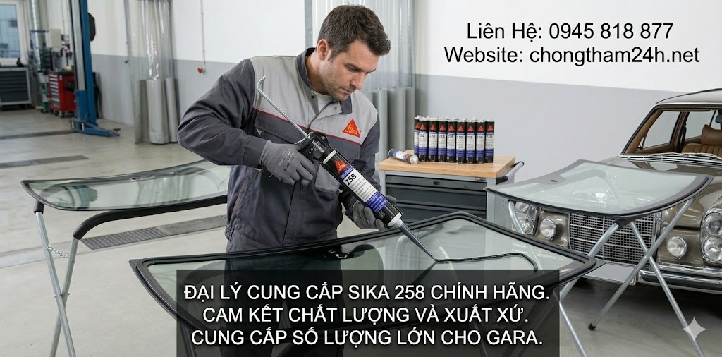 sikaflex 258 thi công 1